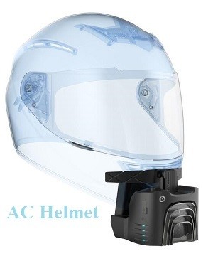 Helmet with hot sale ac price